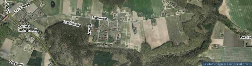 Zdjęcie satelitarne Średniowieczna ul.